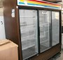 True 3-Door Sliding Glass Refrigerator